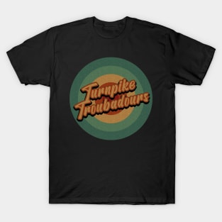 Circle Retro Vintage Turnpike Troubadours T-Shirt